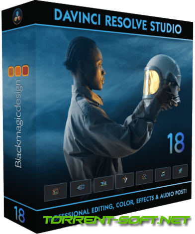 Blackmagic Design DaVinci Resolve Studio 18.5.1 Build 6 (2023) РС | RePack by KpoJIuK