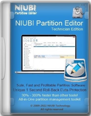 NIUBI Partition Editor 9.1.0 Technician Edition RePack (& Portable) by TryRooM [Ru/En]