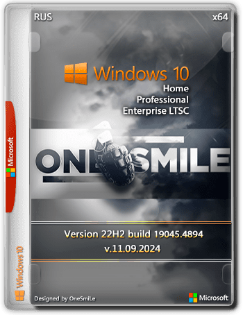 Windows 10 x64 Rus by OneSmiLe [19045.4894]