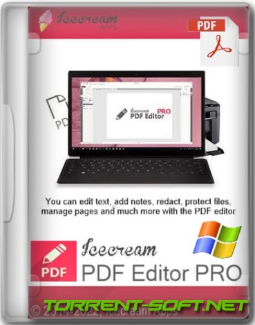 Icecream PDF Editor PRO 3.12 RePack (& Portable) by elchupacabra [Multi/Ru]