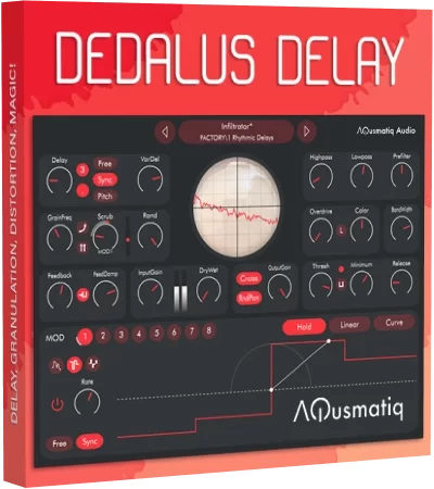 AQusmatiq Audio - Dedalus Delay  1.0.0 VST 3, AAX (x64) RePack by MOCHA [En]