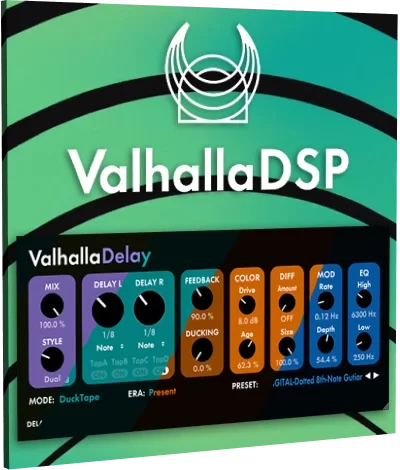 Valhalla DSP - Valhalla Delay 2.5.0 VST, VST3, AAX (x64) [En]