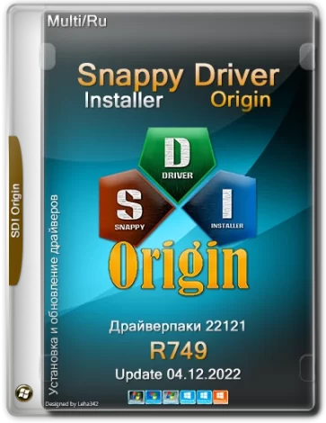 Snappy Driver Installer Origin R749 / Драйверпаки 22.12.1 [Multi/Ru]