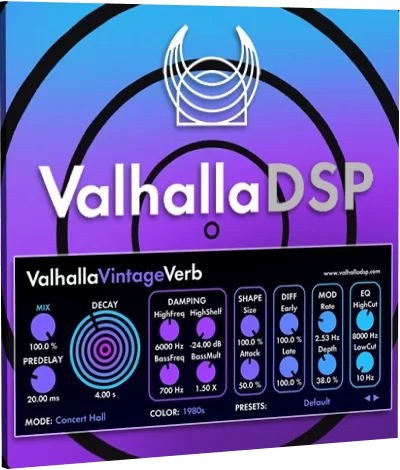 Valhalla DSP - Valhalla VintageVerb 3.0.0 VST, VST3, AAX (x64) [En]