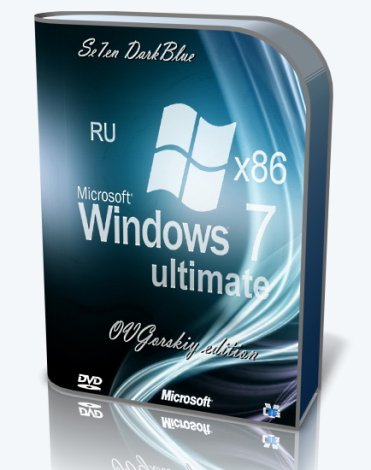 Microsoft® Windows® 7 Ultimate Ru x86 SP1 7DB by OVGorskiy 10.2022 1DVD