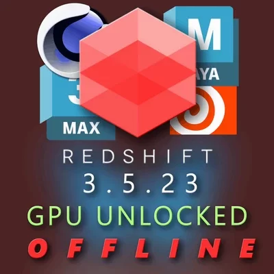Redshift 3.5.23 [Unlocked GPU, Offline] for Cinema 4D, Maya, Houdini, 3DS Max [En]